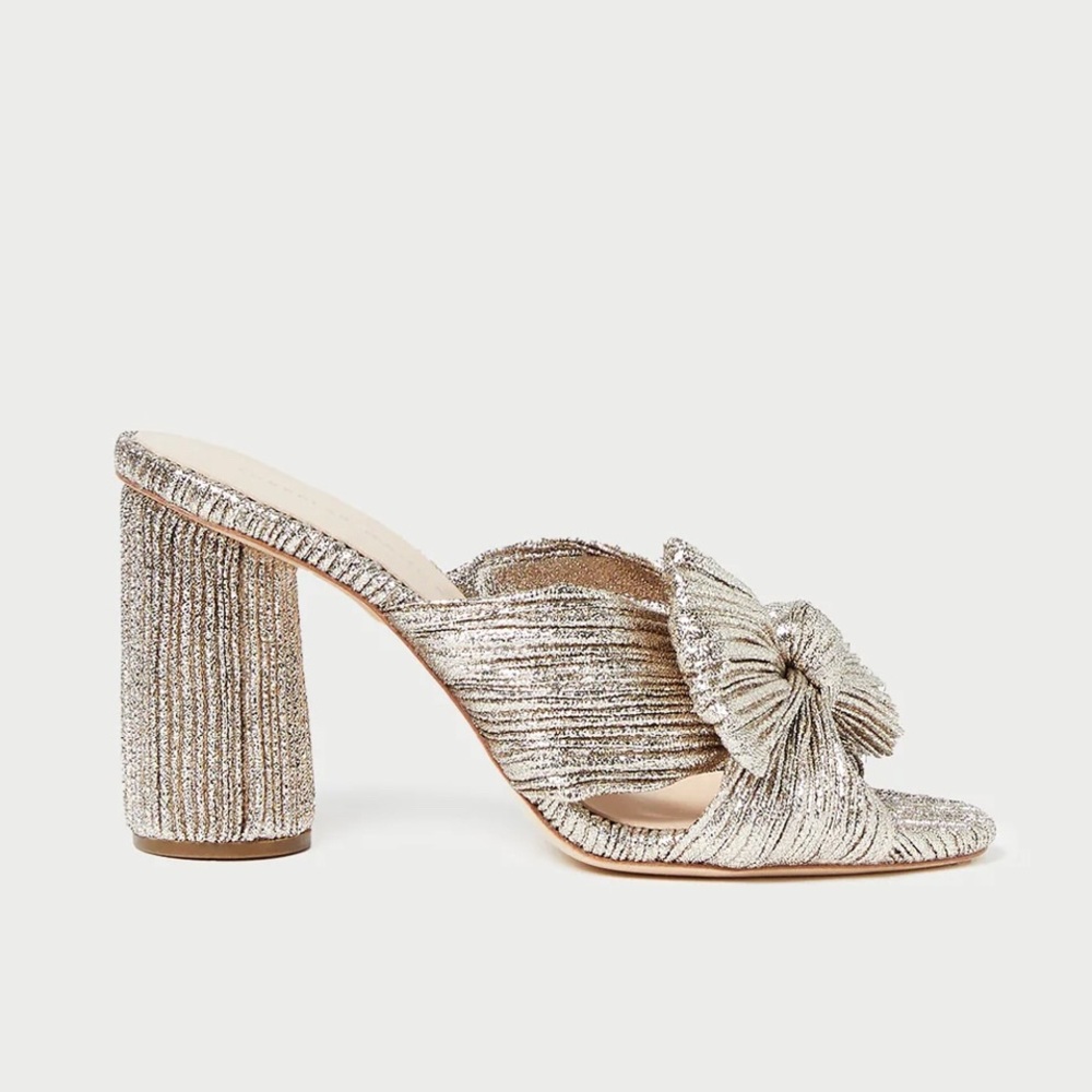 Loeffler Randall Metallic Heeled Mules